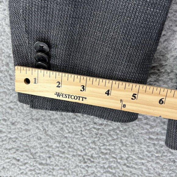 Hugo Boss Mens Wool Linen Blazer‎ 2-Button Sports Coat Jacket 44R BIELLA - Picture 9 of 14